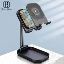 Qi wireless charger fast charging folding stand for iPhone 11 Xs Pro Max Samsung S10 S20 Ultra Note 9 10W wireless charger base 2024 - buy cheap