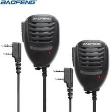 Ручной микрофон Baofeng UV5R 2 шт., микрофон для портативной рации Baofeng UV-5R BF-888S Plus, BF-UVS9 2024 - купить недорого