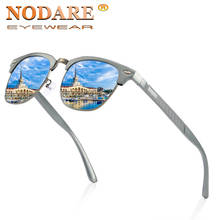 NODARE 2020 Brand Polarized Sunglasses Aluminum magnesium Frame Male Sun Glasses Fashion Driving Fishing Eyewear Zonnebril Heren 2024 - buy cheap