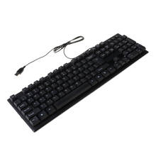 Russian Arabic French Spanish English USB Wired Silent Keyboard Waterproof Office 104 Keys Keyboard for Windows Desktop Computer 2024 - buy cheap