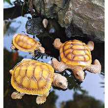 Creative Cute Resin Floating Tortoise Statue Outdoor Garden Pond Decorative Turtle Sculpture For Home Garden Decor Ornament 2024 - buy cheap