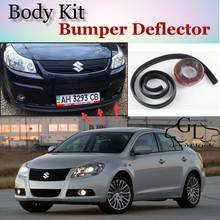 Bumper Lip Deflector Lips For Suzuki Kizashi 2009~2015 Front Spoiler Skirt For TopGear Friends Car Tuning / Body Kit / Strip 2024 - buy cheap