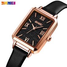 SKMEI Textured Dial Quartz Women Watches Fashion Small Ladies Wristwatches Leather Strap Japan Movement Watch reloj mujer 1706 2024 - buy cheap