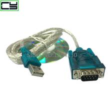 Новый USB к RS232 COM порт Последовательный 9 Pin DB9 Кабель адаптер конвертер 1 м 2024 - купить недорого