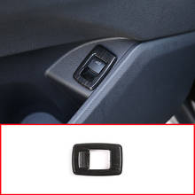 Moldura para porta de carro, cor preta, para bmw x1 f48 2016 a 2019, abs, interior da porta, tampa do botão, para bmw x2 f47 2018 2019 2024 - compre barato