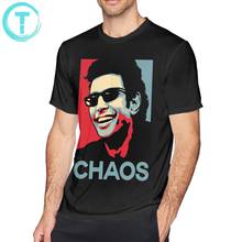 Jeff Goldblum футболка Ian Malcolm Chaos Футболка с принтом Повседневная футболка мужская Милая 5x хлопковая футболка 2024 - купить недорого