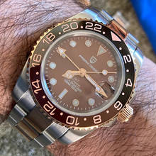 PAGANI DESIGN New PD-1662 Men Watch GMT40mm Mechanical Watch Top Brand Sapphire Glass Sports Waterproof Clock Relogio Masculino 2024 - buy cheap