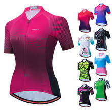 Weimostar-Camiseta de ciclismo para mujer, Maillot de equipo profesional para bicicleta, ropa transpirable para deporte de carreras, 2021 2024 - compra barato