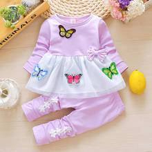 Girls Clothing Set Spring Autumn Cotton Tops+pants 2pcs Kids Spring fall Outfits Kids Boys Girls Jogging Set For Bebes Clothing 2024 - buy cheap