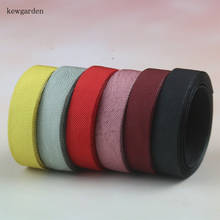 Kewgarden Cotton Twill Fabric Layering Cloth Ribbon 40mm 1" 10mm Handmade Tape DIY Corsage Bow Hair Accessories Riband 10 Meters 2024 - buy cheap