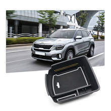 RUIYA Car Armrest Storage Box For Celtos/Seltos 2020 2021 Central Control Armrest Box Auto Interior Accessories White 2024 - buy cheap