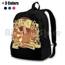 The Cards Tournament Outdoor Hiking Backpack Riding Climbing Sports Bag Gwent Game Trading Videogames The 2024 - buy cheap