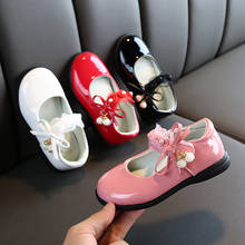 Skoex Kids Casual Princess Shoes Girls Students Performance Ballerina Slip-on Flats  Children's Wedding Party Dress Shoes 2024 - buy cheap