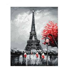 GATYZTORY Zero Basis DIY Painting By Numbers HandPainted Oil Painting Landscape Picture Colouring DIY Photo Wall Decor 2024 - buy cheap