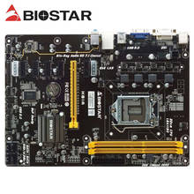 Б/у системная плата H81 BTC PRO 6GPU 6PCIE для BIOSTAR H81A Intel H81 LGA 1150 i7 i5 i3 DDR3 PCI-E 3,0 2024 - купить недорого