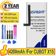 Original HSABAT 4200mAh Battery High Capacity Zero Cycle for CUBOT X15 2024 - buy cheap