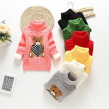 Suéter quente de veludo para bebês, roupas fofas de outono e inverno para crianças e meninos roupas de desenhos animados roupas de lã b3 2024 - compre barato