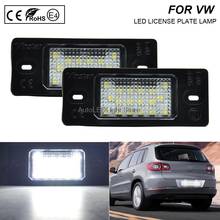 2Pcs LED License Plate Light Number Plate Lamp For Audi TT 2007 VW Touareg Tiguan Golf 5 Passat Bora Porsche Cayenne 955/957 2024 - buy cheap