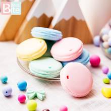 1pc Baby Silicone Teether Macaron Biscuits Food Grade Perle Silicone Bead Teething Rodent DIY Pacifier Pendant Children'S  Goods 2024 - buy cheap