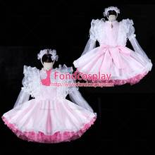 Sissy maid satin dress lockable Uniform cosplay costume Tailor-made[G2311] 2024 - buy cheap