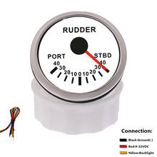 Waterproof IP67 Boat Rudder Angle Indicator Gauge With Red Backlight fit for 0-190ohm Rudder Angle Sensor 2024 - buy cheap