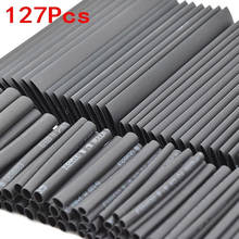 127 Pcs Heat Shrink Sleeving Tube Tube Assortment Kit Electrical Connection Electrical Wire Wrap Cable Waterproof Shrinkage 2:1 2024 - buy cheap