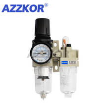 AC2010-02 de piezas neumáticas, procesador de fuente de aire con válvula reguladora, filtro separador de compresor de aire, aerógrafo 2024 - compra barato