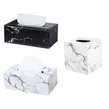 Marble Tissue Box European Napkin Towel Holder Office Desk Tissue Protected Case Hotel Desktop Washroom Tissue Case Holder 2024 - buy cheap