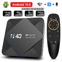 Tv box smart, 4k, h.265, reprodutor de mídia, vídeo 3d, android 10, 4g, 64gb, 2.4g, 5ghz, wi-fi, android 10, 2024 - compre barato