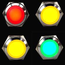 12mm 16mm 22mm Waterproof Metal Spherical Round Indicator Signal Lamp LIGHT With Wire LED Red Yellow Green Indicator Light 2024 - buy cheap