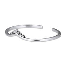 QANDOCCI Tiara brazalete abierto 100% Plata de Ley 925 joyería fina para mujeres venta al por mayor envío gratis 2024 - compra barato