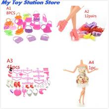 Mix boneca acessórios sapatos rack playhouse móveis mini balanço jogar brinquedo para boneca crianças presente brinquedos diy 2024 - compre barato