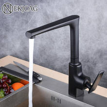 Matte Black/Chrome Kitchen Faucet Brass 360 Degree Rotation Faucet Torneira Deck Mounted Hot Cold Water Mixer Tap 2024 - buy cheap