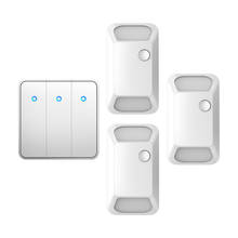 CACAZI-interruptor de luz inalámbrico inteligente, lámpara de techo con botón de Panel de pared, 433Mhz, 300M, Control remoto RF, receptor de CA 100V-240V, 2000W 2024 - compra barato