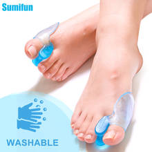 2Pcs Big Toe Separator Bone Corrector Straightener Soft Silicone Gel Foot Fingers Protector Bunion Adjuster Feet Massager 2024 - buy cheap