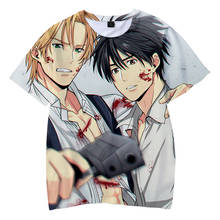 Camiseta de manga corta de algodón puro para hombre y mujer, camisa de cuello redondo con estampado de bananas de Anime, moda informal, Harajuku 2024 - compra barato