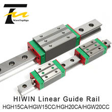 HIWIN-carril de guía lineal cuadrado HGR15 HGR20 + 4 enrutador CNC, grabado, HGH15CA HGH20CA /Flang HGW15CC HGW20CC, 2 unidades 2024 - compra barato