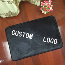 Customized brand Logo Mat/Rug Your Photo/picture 3D Printing Carpets Area Rugs Soft Flannel Memory Foam Home Custom Large Carpet 2024 - buy cheap