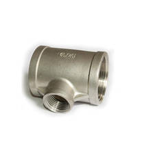 Free shipping 1-1/4" -1"-1-1/4" Female Tee Threaded Reducer Pipe Fittings F/F/F Stainless Steel SS304 2024 - buy cheap