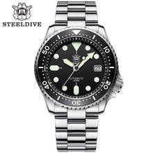 STEELDIVE Watch Automatic SKX007 Mechanical Watch Men Luxury Brand Steel Dive Watches 20Bar Water Resistant Business Wristwatch 2024 - buy cheap