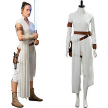 Star Cosplay Wars The Rise of Skywalker Rey Cosplay Costume Uniform Outfit Rey Robe Suit Halloween Carnival Costume 2024 - buy cheap