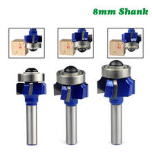1pc 8MM Shank Milling Classical Cutter Z4 Corner Round Router Bit R1 R2 R3 Trim Edging Woodworking 2024 - buy cheap