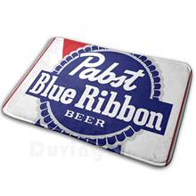 Pabst-alfombra antideslizante con cinta azul para Bar y fiesta, tapete suave, cojín de Budweiser Bud Light Lite, logotipo de marca americana, 3308 2024 - compra barato