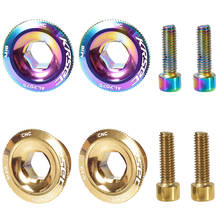 Colorful Crank Arm Bolt Screw M18 M20 Bike Bottom Bracket Cap Crankset Cover Rainbow Screws For MTB Road BMX Bike BB Axis Screws 2024 - buy cheap