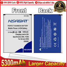 Hsabat-bateria de 5300mah para samsung galaxy, bateria com 3 pinos para os modelos s4 mini, b500be, b500ae, i9198, i9190, i9195, i9192 2024 - compre barato