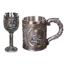 Medieval Templar Crusader Knight Mug Suit Of Armor Knight Of the Cross Beer Stein Tankard Coffee Cup 2024 - buy cheap