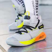 Tênis de basquete masculino e feminino, calçado esportivo casual antiderrapante respirável e leve para corrida, tamanho grande 2024 - compre barato