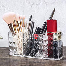 Transparent Makeup Brush Storage Box Cosmetic Organizer Bathroom Storage Acrylic Box Lipstick Eyebrow Pencil Display Stand 2024 - buy cheap
