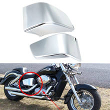 Motorcycle Chrome Black Fairing Protector Guard Side Battery Cover Fits For Honda Shadow ACE VT400 VT750 1997-2003 Models 2024 - buy cheap