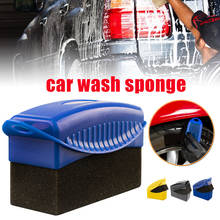 Car Wheel Polishing Waxing Sponge Brush ABS Plastics Washing Cleaning Tire Contour Dressing Applicator Pads Detail Accessories 2024 - buy cheap